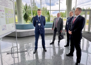 Alexey Lyakhnovich visited Minsk Air Traffic Control Center in Sokol