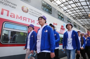 В Бресте встретили участников культурно-просветительского проекта «Поезд Памяти»
