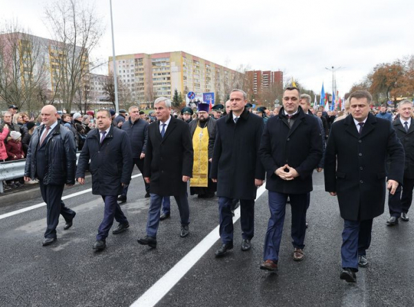 В Новополоцке состоялось открытие обновленного моста через Западную Двину