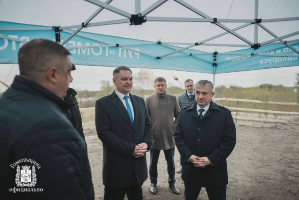Аляксей Ляхновіч праінспектаваў ключавыя аб'екты дарожнага будаўніцтва ў Гомельскім рэгіёне
